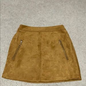 Burnt orange skirt